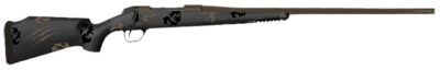 Fierce Firearms TWTROG65PRC22BT Twisted TI Rogue 6.5 PRC 22″ Black Cerakote Steel Threaded Barrel, Drilled & Tapped Titanium Receiver, LR Negative Comb Trophy Camo Carbon Fiber Stock