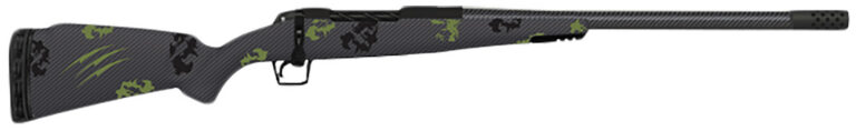 Fierce Firearms TROG7MMBC22BF CT Rogue  7mm BC 22″ Black Cerakote C3 Carbon Fiber Threaded Barrel, Black Cerakote Drilled & Tapped Titanium Receiver, LR Negative Comb Forest Camo Carbon Fiber Stock