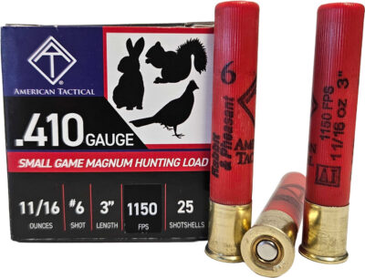 ATI ATIAC41036 Target Load  410Gauge 3″ 11/16oz 6Shot 25 Per Box/10 Case