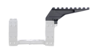 Seekins Precision 0010650162-F X-Cap Diving Board Top Rail Black Compatible w/ 8X Cap