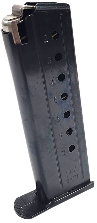 HK MAG P7PSP 9MM 8RD FITS P7 WITH HEAL RELEAS