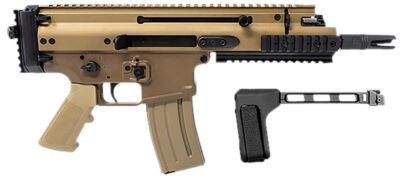 SCAR 15P 5.56MM FDE 7.5″ BRACE