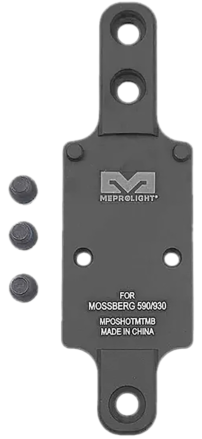 Meprolight USA 901141042 Optics Plate Shotgun Matte Black Aluminum Mossberg 930/590, RMR Footprint Meprolight USA 901141042 Optics Plate Shotgun Matte Black Aluminum Mossberg 930/590, RMR Footprint