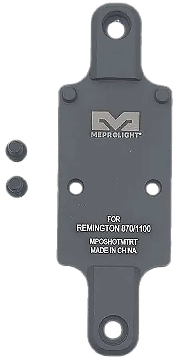 Meprolight USA 901141043 Optics Plate Shotgun Matte Black Aluminum Remington 870 RMR Footprint Mount Meprolight USA 901141043 Optics Plate Shotgun Matte Black Aluminum Remington 870 RMR Footprint Mount
