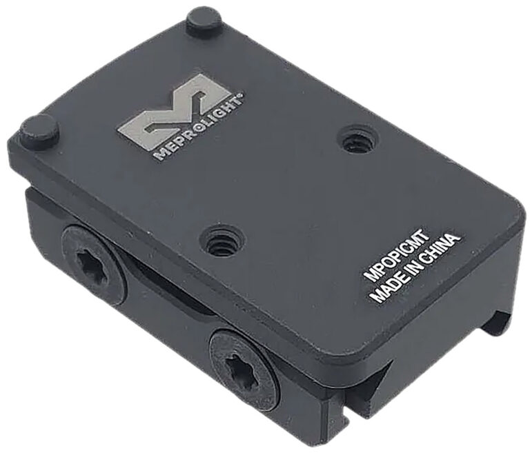 Meprolight USA 901141044 Picatinny Riser Matte Black Aluminum RMR Footprint Mount Meprolight USA 901141044 Picatinny Riser Matte Black Aluminum RMR Footprint Mount