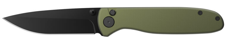 Outdoor Edge DK1C Dirk 3.25″ Folding Drop Point Plain Black Oxide 8Cr13MoV SS Blade Green Anodized Outdoor Edge DK1C Dirk 3.25″ Folding Drop Point Plain Black Oxide 8Cr13MoV SS Blade Green Anodized