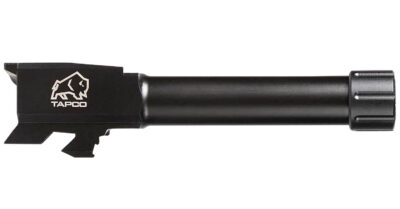 Tapco TAP22003 Glock 9mm Luger Threaded Black Nitride Stainless Steel, Fits Glock 43/43X