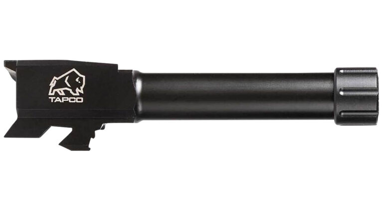 Tapco TAP22003 Glock 9mm Luger Threaded Black Nitride Stainless Steel, Fits Glock 43/43X Tapco TAP22003 Glock 9mm Luger Threaded Black Nitride Stainless Steel, Fits Glock 43/43X
