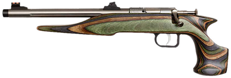 Chipmunk 41105 Hunter Adult 22 Mag 1rd 9″ Threaded Stainless Steel Single Shot Barrel, Camo Laminate Stock Chipmunk 41105 Hunter Adult 22 Mag 1rd 9″ Threaded Stainless Steel Single Shot Barrel, Camo Laminate Stock