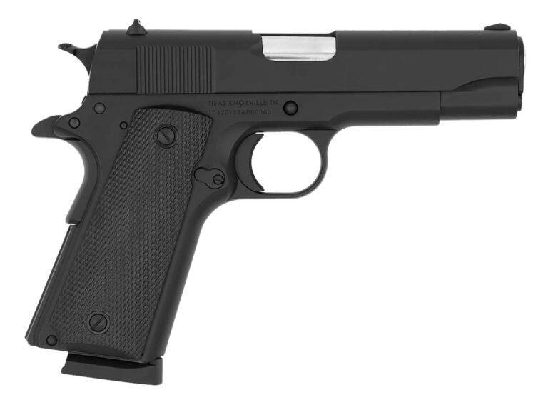 Tisas 10100113 1911 A1 Tanker 45 ACP 8+1 4.25″ Hard Chromium Coated Steel Barrel, Manganese Phosphate Coated Serrated Steel Slide, Matte Black Steel Frame w/Beavertail, Plastic Grip Tisas 10100113 1911 A1 Tanker 45 ACP 8+1 4.25″ Hard Chromium Coated Steel Barrel, Manganese Phosphate Coated Serrated Steel Slide, Matte Black Steel Frame w/Beavertail, Plastic Grip