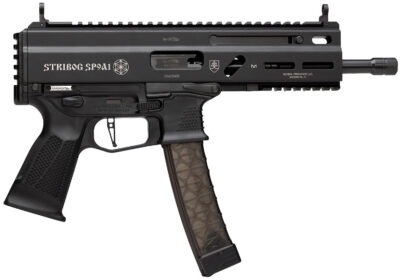 GRAND POWER STRIBOG SP9A1 9MM PISTOL 8″ BARREL THREAD STRIBOG PATTERN MAG W/ BRACE FDE