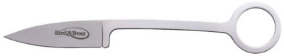 Cold Steel CS20BTJ Bird & Trout  2.25″ AUS-8A SS Plain Drop Point Bead Blasted Blade, 4.06″ Bead Blasted AUS-8A SS Handle