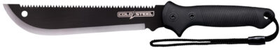 Cold Steel CSMAAXIS Axis  11″ Carbon Steel Blade, Black Textured Rubber Handle, 18″ Long, Includes Sheath
