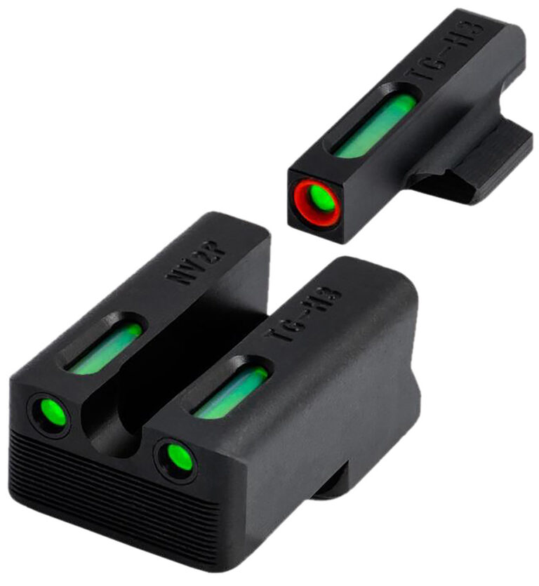 TruGlo TGTG13NV2PC TFX Pro Green Tritium & Fiber Optic Orange Outline Front Sight Green Tritium & Fiber Optic Rear Sight TruGlo TGTG13NV2PC TFX Pro Green Tritium & Fiber Optic Orange Outline Front Sight Green Tritium & Fiber Optic Rear Sight