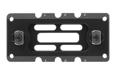 Leapers TLUMA01 ARCA Rail 3.10 Slot M-LOK  Matte Black Anodized Aluminum 3.10″ Long M-LOK Mount