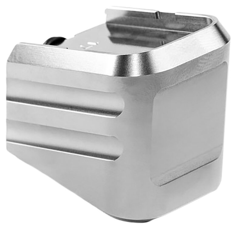 Cross Armory CRG+0MEG17SV Magazine Extension Fits Glock 17/22/31 Gen 1-5 Silver Aluminum Cross Armory CRG+0MEG17SV Magazine Extension Fits Glock 17/22/31 Gen 1-5 Silver Aluminum