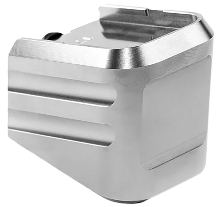Cross Armory CRG+0MEG19SV Magazine Extension Fits Glock 19/23/32 Gen 1-5 Silver Aluminum Cross Armory CRG+0MEG19SV Magazine Extension Fits Glock 19/23/32 Gen 1-5 Silver Aluminum