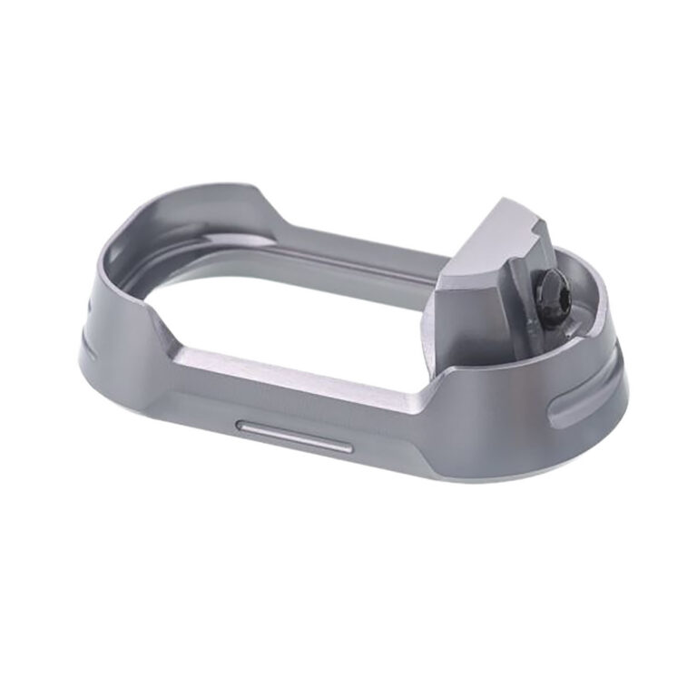 Tyrant CNC TDG19G34MWGREYBLKSCRW Magwell Fits Glock 19 Gen 3-4 Grey Aluminum Tyrant CNC TDG19G34MWGREYBLKSCRW Magwell Fits Glock 19 Gen 3-4 Grey Aluminum