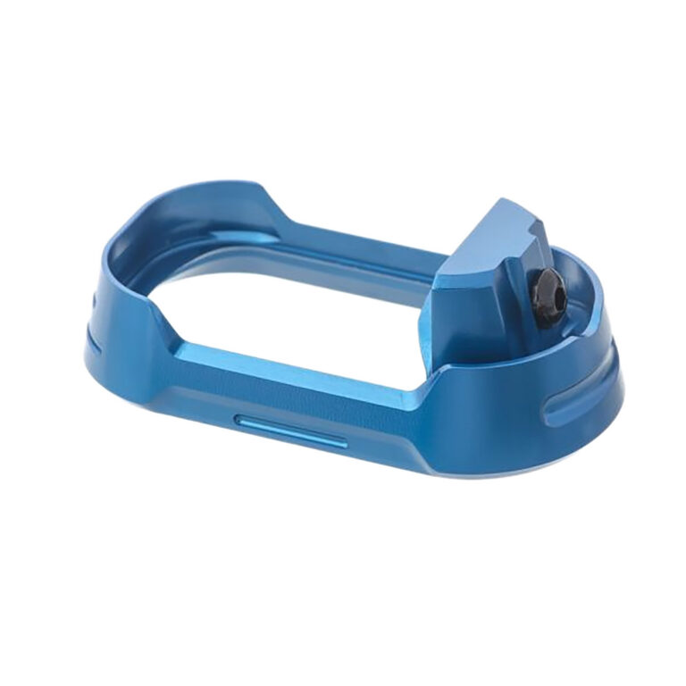Tyrant CNC TDG19G34MWBLUEBLKSCRW Magwell Fits Glock 19 Gen 3-4 Blue Aluminum Tyrant CNC TDG19G34MWBLUEBLKSCRW Magwell Fits Glock 19 Gen 3-4 Blue Aluminum