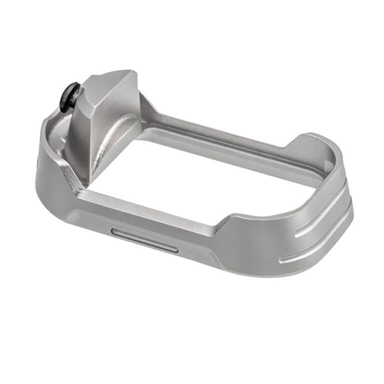 Tyrant CNC TDG17MWG3GREYBLACKSCRE Magwell Fits Glock 17 Gen 3 Grey Aluminum Tyrant CNC TDG17MWG3GREYBLACKSCRE Magwell Fits Glock 17 Gen 3 Grey Aluminum