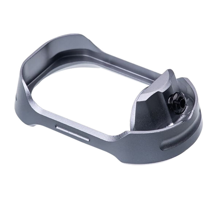 Tyrant CNC TDG17MWG5GREYBLACKSCRE Magwell Fits Glock 17 Gen 5 Grey Aluminum Tyrant CNC TDG17MWG5GREYBLACKSCRE Magwell Fits Glock 17 Gen 5 Grey Aluminum