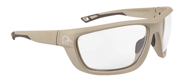 Ducks Unlimited Full-Frame Shooting Glass-Matte Tan Frame-Clear Lens Ducks Unlimited Full-Frame Shooting Glass-Matte Tan Frame-Clear Lens