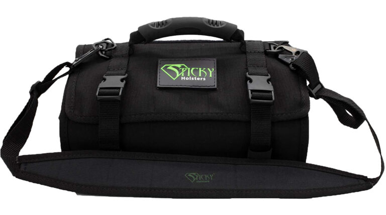 Sticky Holsters RORB Roll Out Range Bag Black 13″ Neoprene/Nylon Laminate Sticky Holsters RORB Roll Out Range Bag Black 13″ Neoprene/Nylon Laminate
