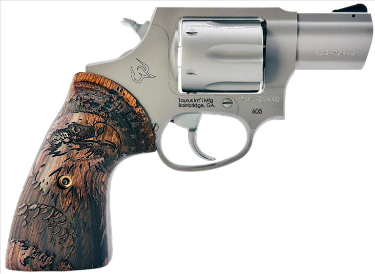 605 .357 Mag 2″ SS/Wd Engraved Grips 5-rd 605 .357 Mag 2″ SS/Wd Engraved Grips 5-rd
