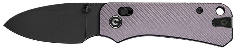 Civivi Knives C23074-2 Baby Banter 2 2.34″: Folding Drop Point Plain Black Stonewashed Nitro-V Steel Blade, Purple Textured Aluminum Handle Civivi Knives C23074-2 Baby Banter 2 2.34″: Folding Drop Point Plain Black Stonewashed Nitro-V Steel Blade, Purple Textured Aluminum Handle