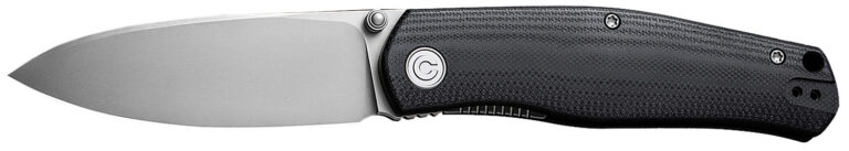 Civivi Knives C22007-1 Sokoke EDC 3.35″ Folding Drop Point Plain Bead Blasted 14C28N Steel Blade, Black G10 Handle Civivi Knives C22007-1 Sokoke EDC 3.35″ Folding Drop Point Plain Bead Blasted 14C28N Steel Blade, Black G10 Handle