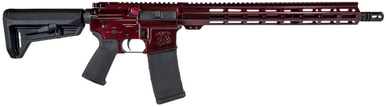Shark Coast Tactical 300-040-1000-00 Blaze 5.56 NATO 30+1 16″ Black Nitride Threaded Barrel, Red Blaze Cerakote Picatinny Rail Aluminum Receiver, Magpul SL-K Black Polymer Stock, Black Polymer Grip Shark Coast Tactical 300-040-1000-00 Blaze 5.56 NATO 30+1 16″ Black Nitride Threaded Barrel, Red Blaze Cerakote Picatinny Rail Aluminum Receiver, Magpul SL-K Black Polymer Stock, Black Polymer Grip