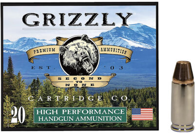 Grizzly Ammo GC9+P+39mm+P Luger 47gr Full Metal Jacket Flat Point 20 Per Box/10 Case