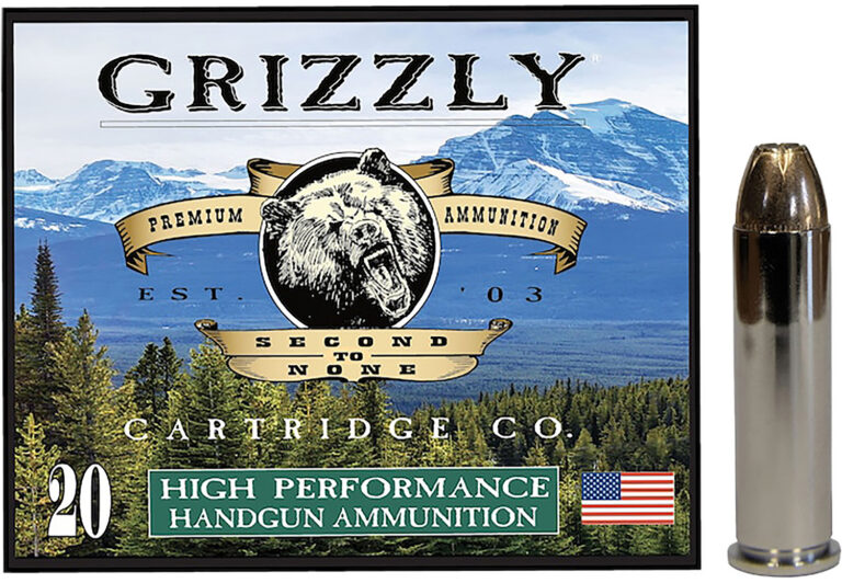Grizzly Ammo GC357M9 357Mag 148gr Jacketed Hollow Point 20 Per Box/10 Case Grizzly Ammo GC357M9 357Mag 148gr Jacketed Hollow Point 20 Per Box/10 Case