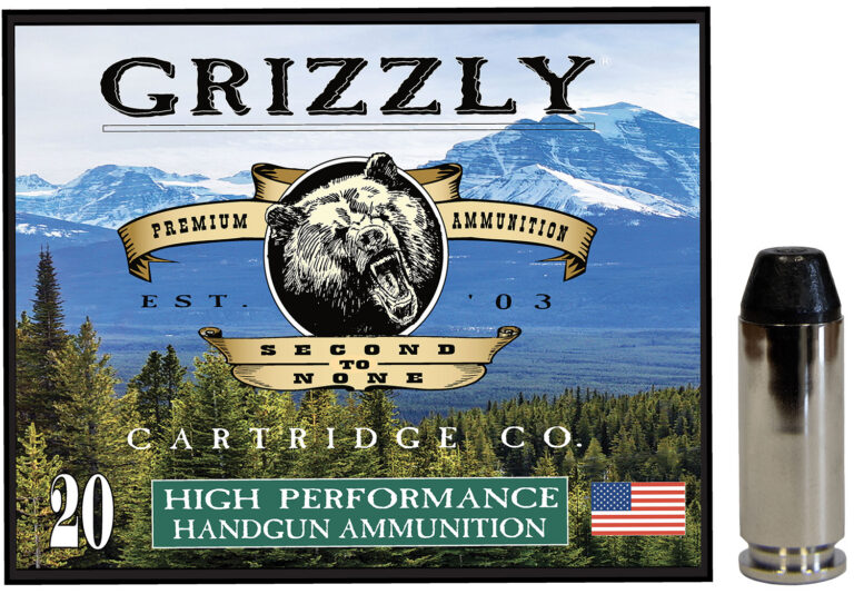 Grizzly Ammo GC10M10 10mmAuto 220gr Full Metal Jacket Flat Point 20 Per Box/10 Case Grizzly Ammo GC10M10 10mmAuto 220gr Full Metal Jacket Flat Point 20 Per Box/10 Case