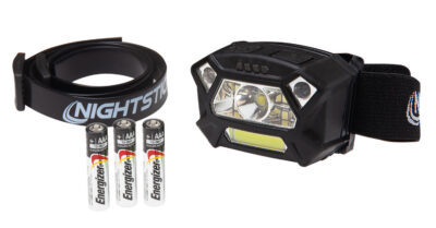 Nightstick NSP-4400B   Black 320 Lumens Features Motion Activated Wake/Sleep Clip-On/Strap