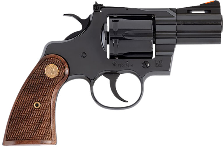 Colt Mfg PYTHONBP2WTS Python 357 Mag/38 Special 6 Shot 2.50″ Blued Carbon Steel Vent Rib Barrel, Cylinder & Frame, Wood Grip, Exposed Hammer Colt Mfg PYTHONBP2WTS Python 357 Mag/38 Special 6 Shot 2.50″ Blued Carbon Steel Vent Rib Barrel, Cylinder & Frame, Wood Grip, Exposed Hammer