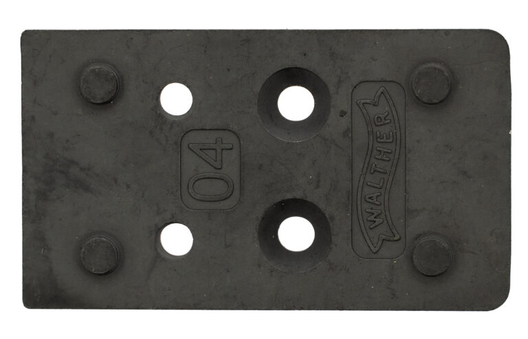 Walther Arms 5136212 Optic Plate Black Steel Fits Walther PDP 2.0 Walther Arms 5136212 Optic Plate Black Steel Fits Walther PDP 2.0