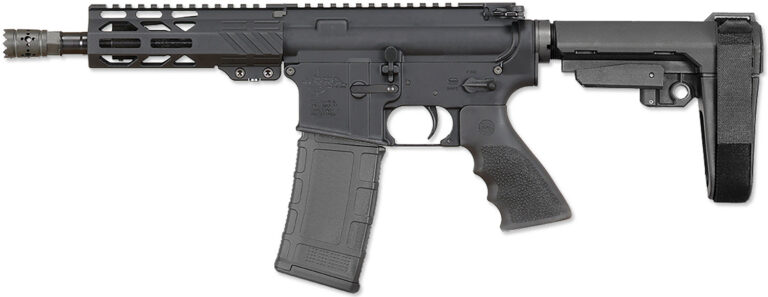 Rock River Arms BLK2132 LAR-15M 300 AAC Blackout 30+1 8″ Black M-LOK Handguard, Black Aluminum Picatinny Rail Receiver, Black Polymer SB Tactical SBA3 Arm Brace, Black Hogue Rubber Grip Rock River Arms BLK2132 LAR-15M 300 AAC Blackout 30+1 8″ Black M-LOK Handguard, Black Aluminum Picatinny Rail Receiver, Black Polymer SB Tactical SBA3 Arm Brace, Black Hogue Rubber Grip