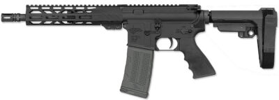 Rock River Arms BLK2142 LAR-15M RRAGE 300 AAC Blackout 30+1 10.50″ Black Threaded Barrel, M-LOK Handguard, Black Aluminum Picatinny Rail Receiver, Black Polymer SB Tactical SBA3 Brace, Black A2 Grip