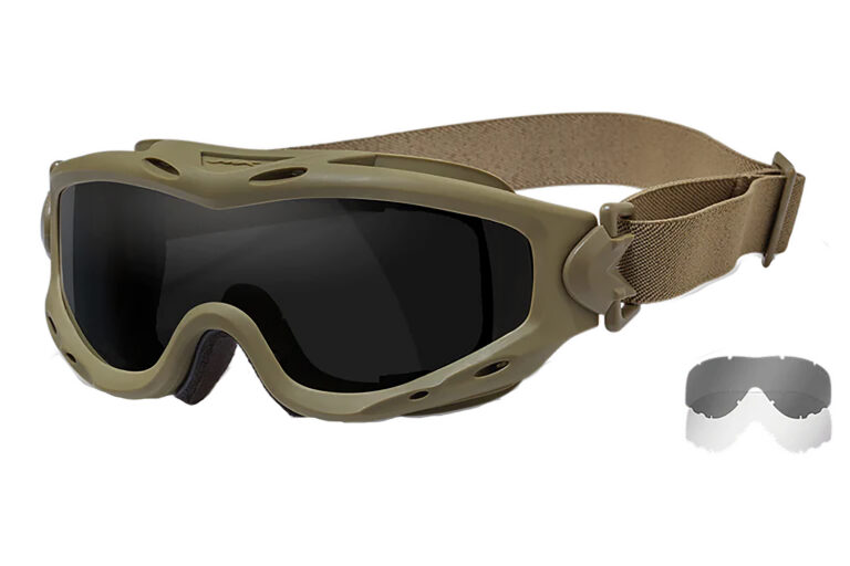 Wiley X SP29T Spear Goggles Smoke Gray Lens Polycarbonate Tan Frame Wiley X SP29T Spear Goggles Smoke Gray Lens Polycarbonate Tan Frame