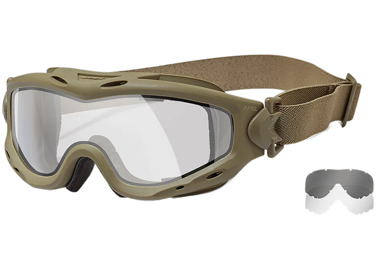 Wiley X SP30DLT Spear Apel Goggles Clear Lens Tan Frame Wiley X SP30DLT Spear Apel Goggles Clear Lens Tan Frame