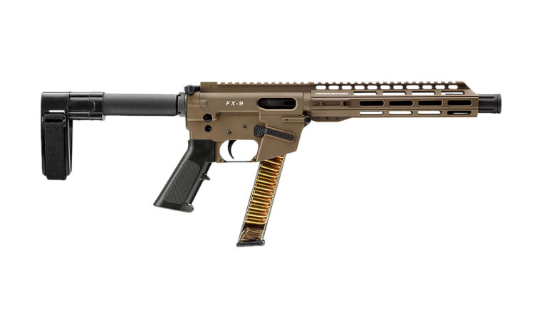 FREEDOM ORDNANCE FX9P10SBM-FDE FX9P  9mm Luger 10″ Flat Dark Earth