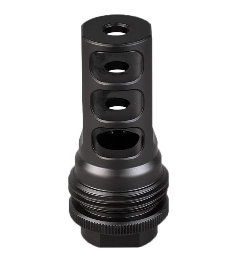 SilencerCo AC2631 ASR Muzzle Brake Black Nitride 3/4″x24 Threads 458 Cal SilencerCo AC2631 ASR Muzzle Brake Black Nitride 3/4″x24 Threads 458 Cal