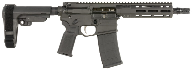 Cobalt Kinetics CKPROLITE30075BLK Pro Lite  300 Blackout 30+1 7.50″ Black Melonite Barrel, Black Aluminum Receiver w/Picatinny Rail, Black Polymer SB Tactical SBA3 Brace, Black Polymer Grip