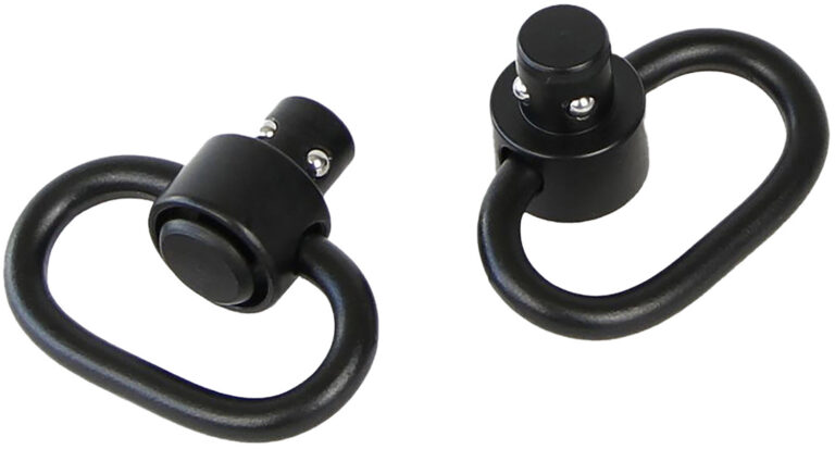 Deluxe QD Push Button Swivel Set 1.25″ Black Deluxe QD Push Button Swivel Set 1.25″ Black