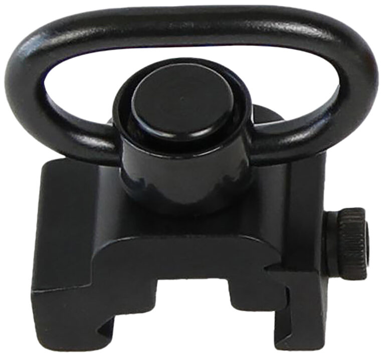 Deluxe QD Rail Mount Psh Btn Swvl 1.25″ Black Deluxe QD Rail Mount Psh Btn Swvl 1.25″ Black