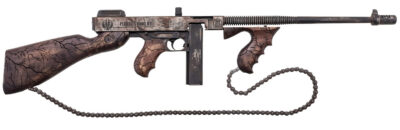 Thompson T150DC8 1927A-1 Wastelander .45 Cal 50+1 18″ Finned Barrel, Aluminum Receiver, Fixed Stock