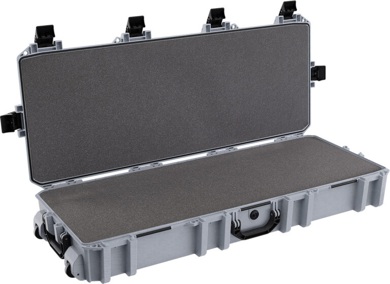 Pelican VCV7300000GRY Vault Double Rifle Case 44″ Gray Polyethylene Foam Weather Resistant Pelican VCV7300000GRY Vault Double Rifle Case 44″ Gray Polyethylene Foam Weather Resistant