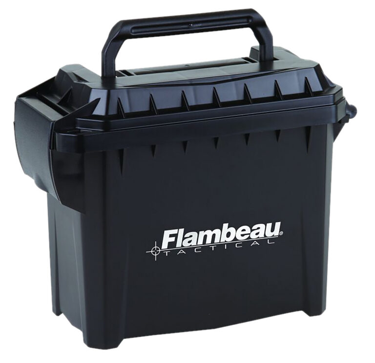 Flambeau 5415MC Mini Ammo Can 45 ACP/9mm Black Polymer Flambeau 5415MC Mini Ammo Can 45 ACP/9mm Black Polymer