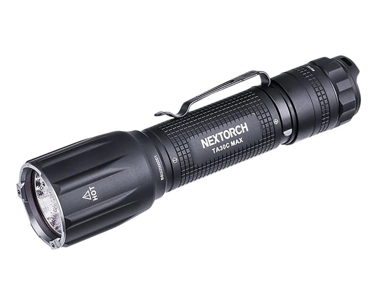 Nextorch Tactical Flashlight Black 3000 Lumens 390 Meters Beam Distance Nextorch Tactical Flashlight Black 3000 Lumens 390 Meters Beam Distance